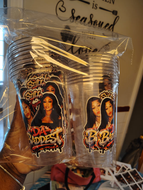 12 Custom Party Cups